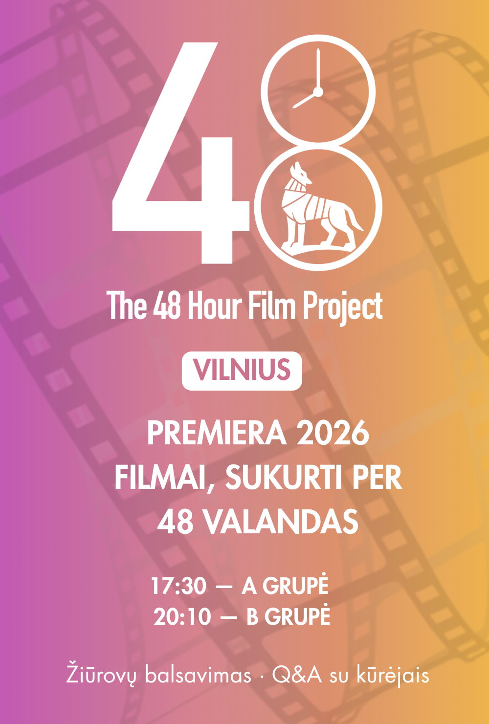 48 Hour Film Project Vilnius 2026: premjera