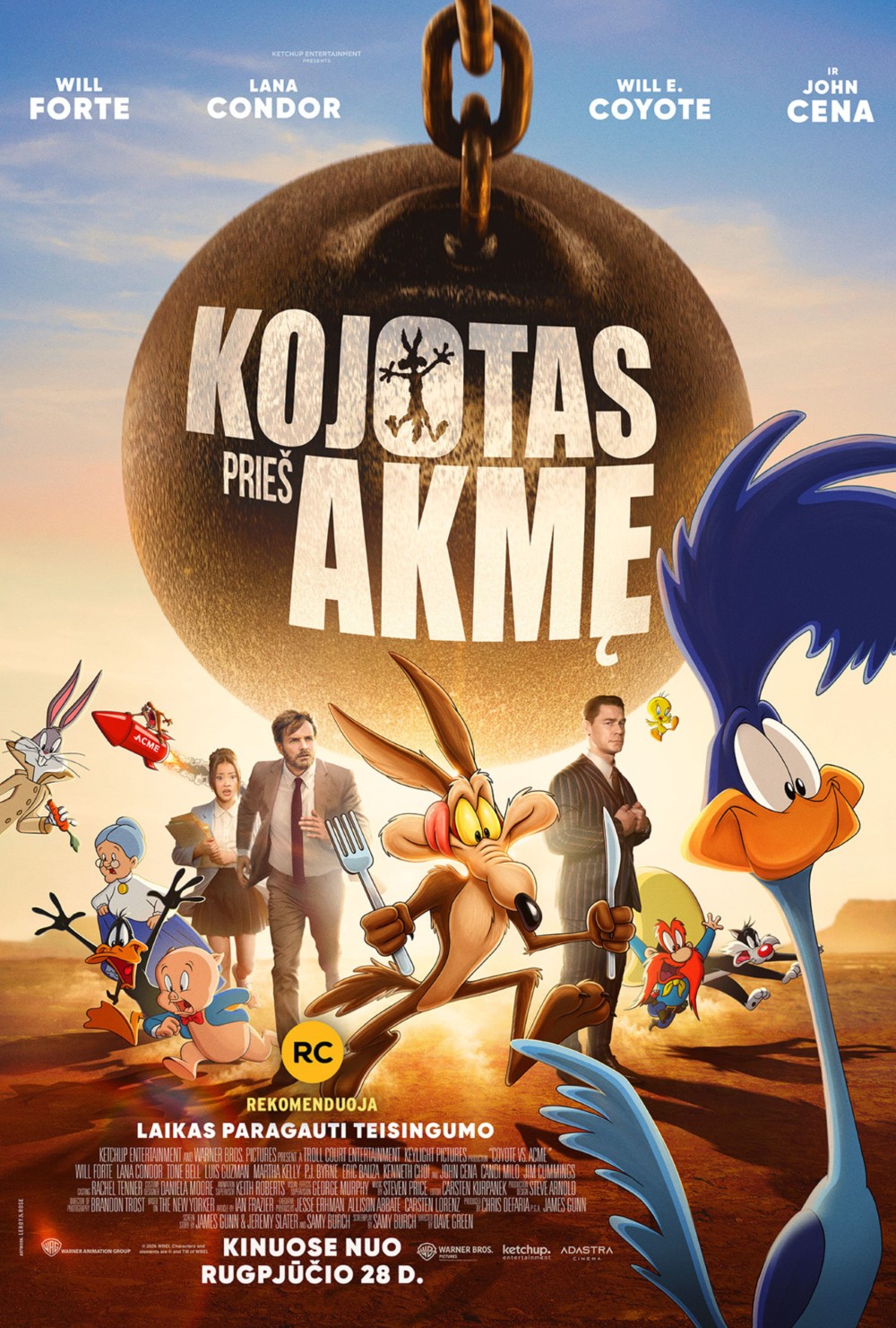 Kojotas prieš Akmę (dubliuotas)