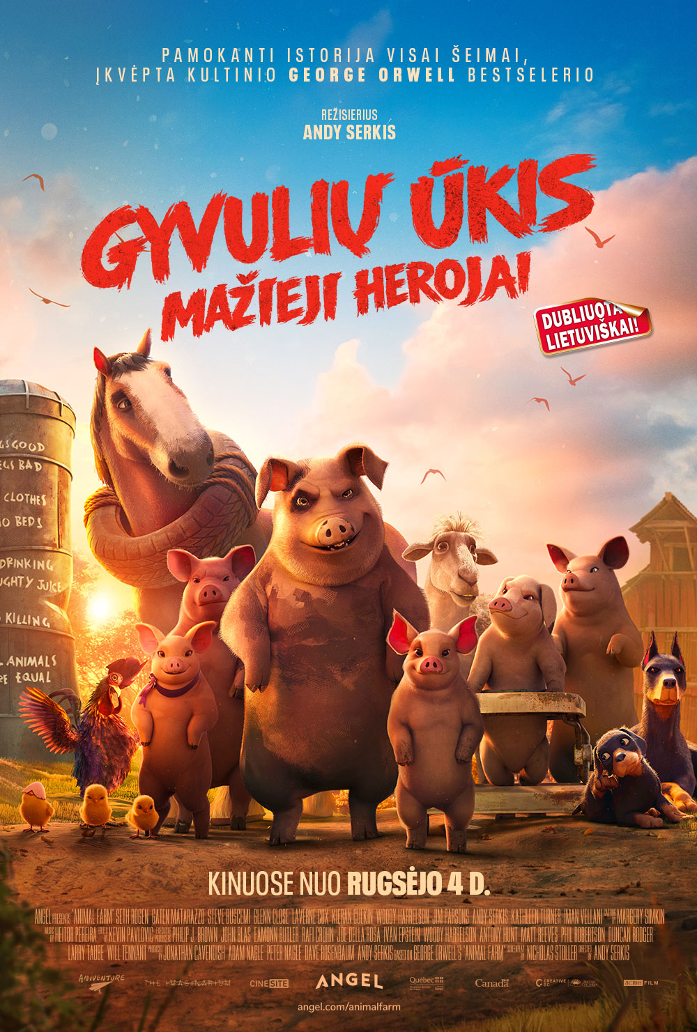 Gyvulių ūkis: Mažieji herojai (dubliuotas)