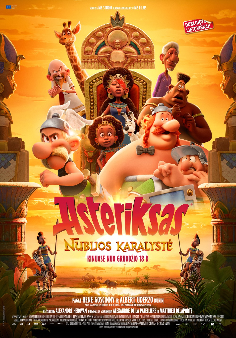 Asteriksas: Nubijos karalystė (dubliuotas)