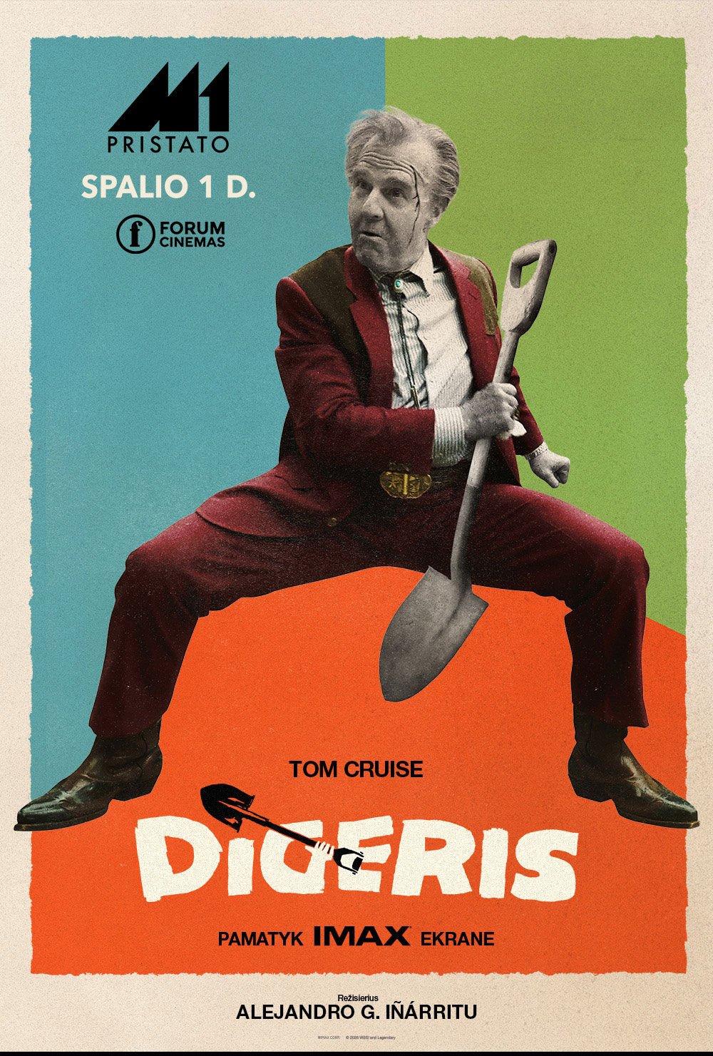 M1 ir IMAX premjera: Digeris