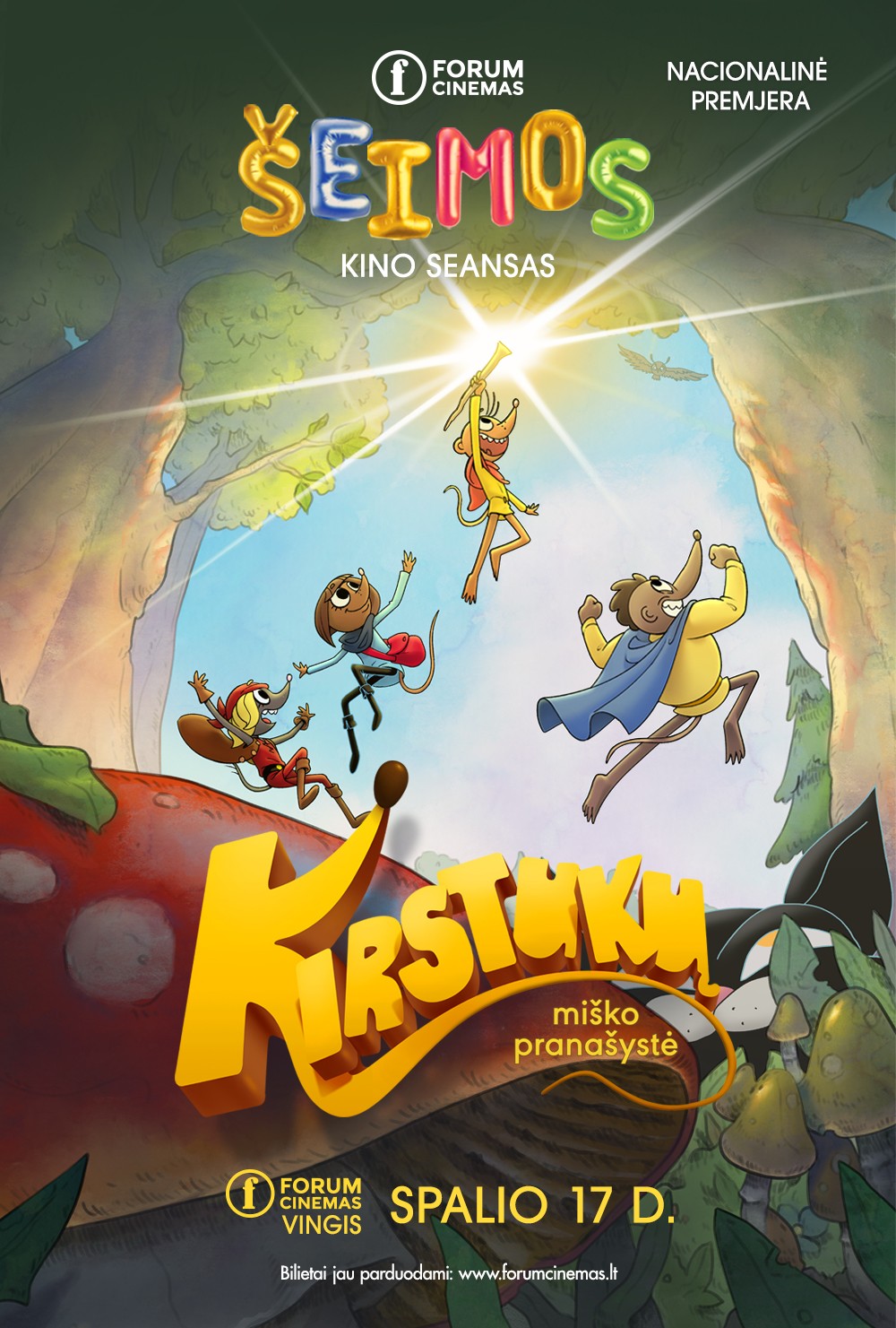 Šeimos kino seasas: Kirstukų miško pranašystė (dubliuotas)