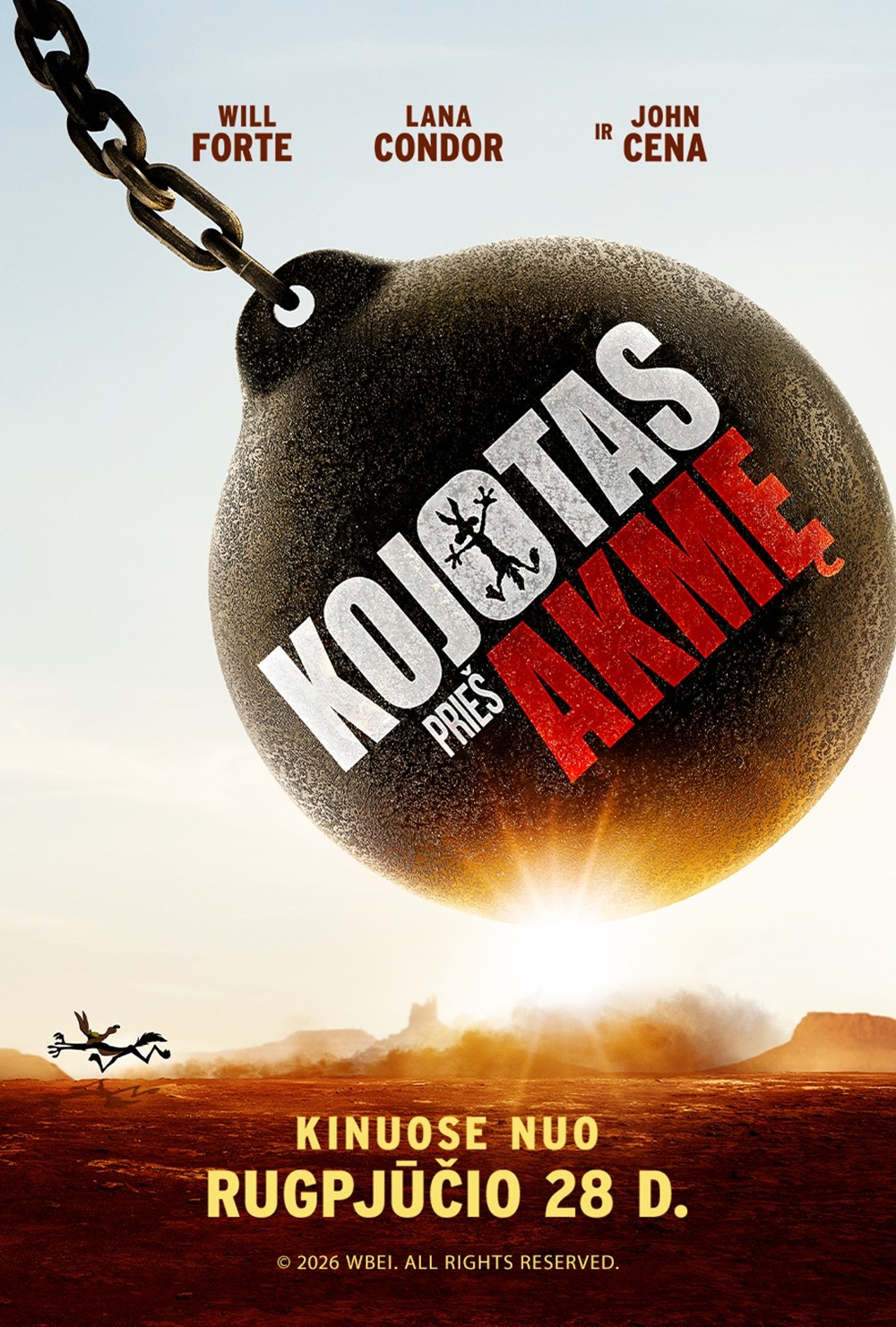 Kojotas prieš Akmę (su lietuviškais subtitrais)
